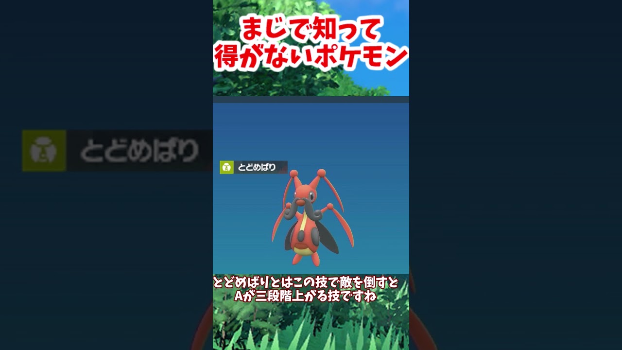 まじで知っても得しないとどめばりコロトックを30秒で解説[ポケモンSV]#shorts