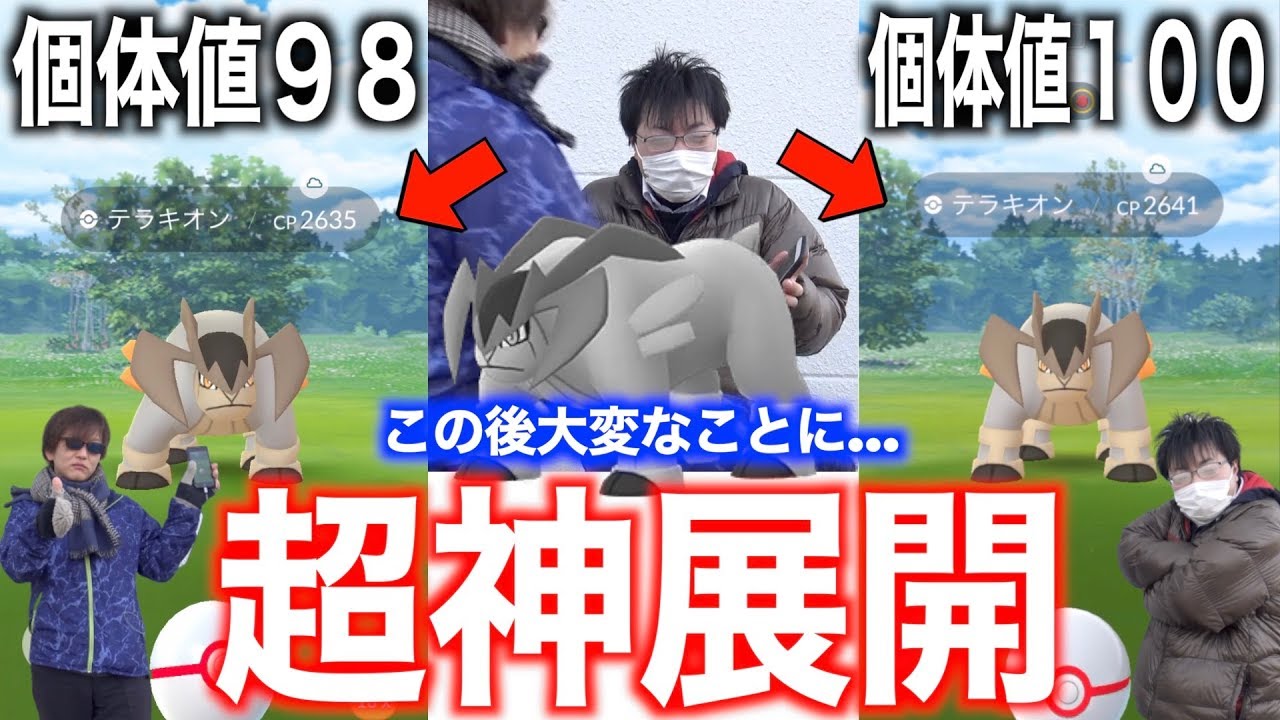 テラキオン同時刻同時間同場所で曇りブースト個体値１００と９８に出会った奇跡のゆずみん【ポケモンGO】