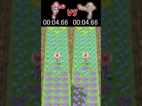 サワムラー VS エビワラー 速いのはどっち？【ポケモンBDSP】#shorts