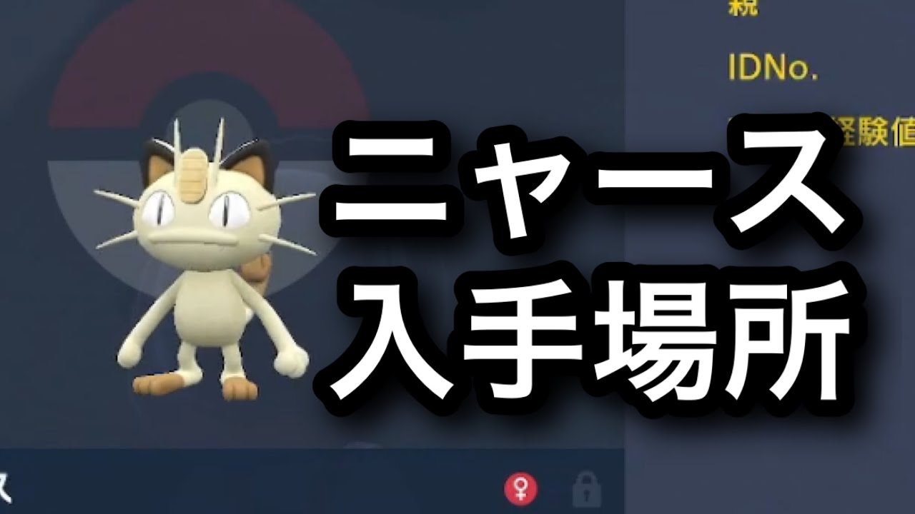 【SV】【速報】ニャース入手場所