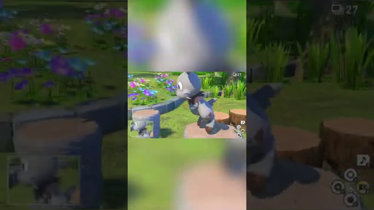 【Newポケモンスナップ NEW POKÉMON SNAP】ホルビーが前宙で魅了する動画 #shorts