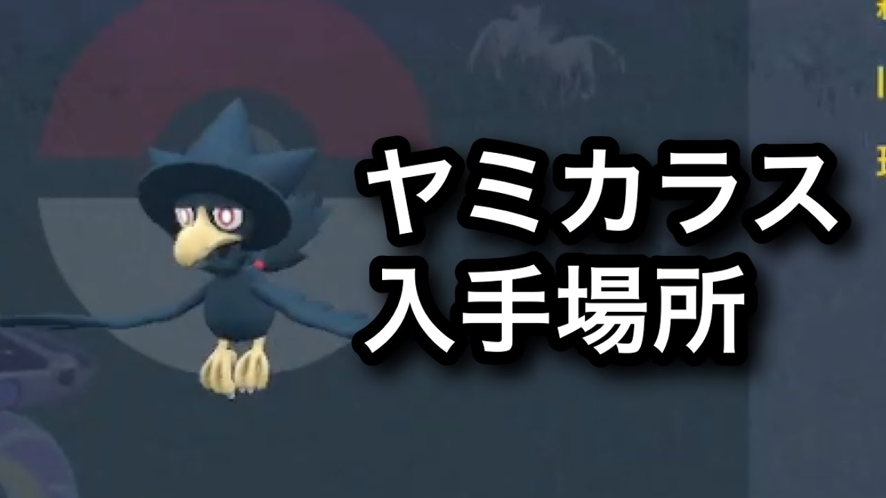 【SV】【速報】ヤミカラス入手場所