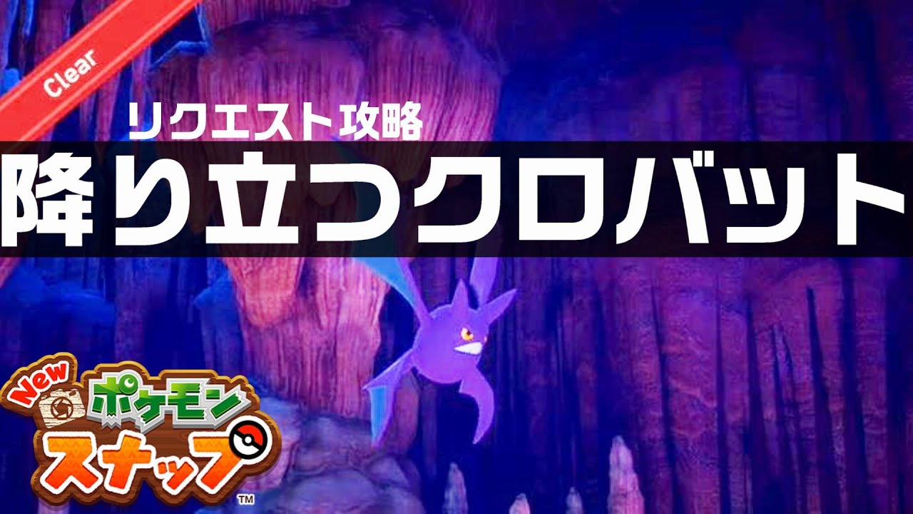 降り立つクロバット【Newポケモンスナップ・リクエスト攻略】