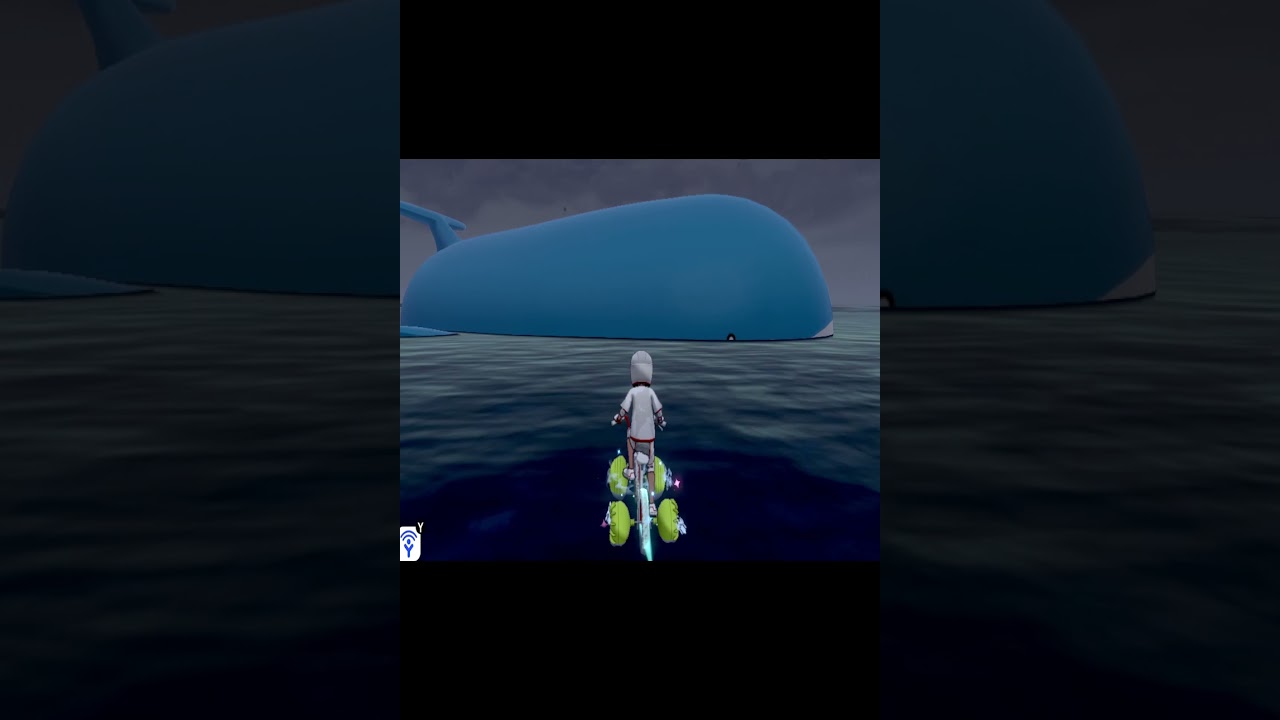 【ポケモン剣盾】ホエルオーでかっっ!! #Shorts 【鎧の孤島】