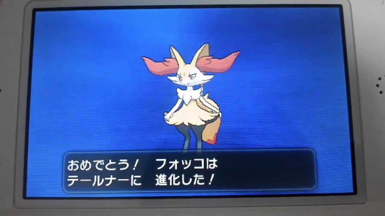 ポケットモンスターXY　「フォッコ」進化