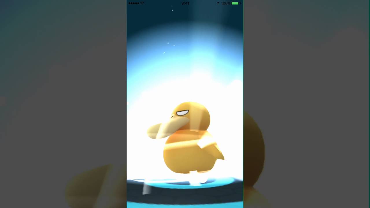 ポケモンGO！進化映像「コダック→ゴルダック」高画質