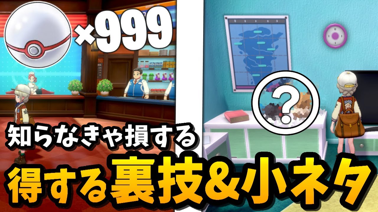 【ポケモン剣盾】今作から加わった裏技&小ネタがすごい！！？ 【隠し要素】