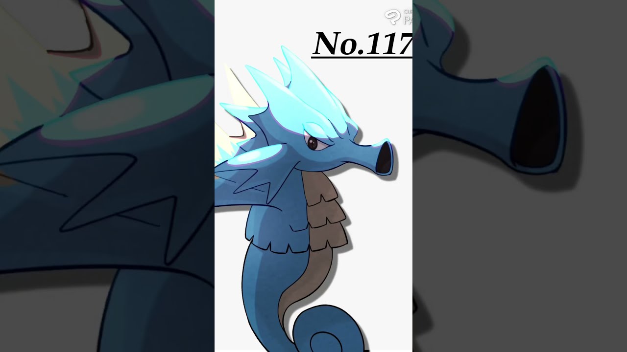 【イラストメイキング】シードラ(ポケットモンスター)【15秒版】※フル版は概要欄にて