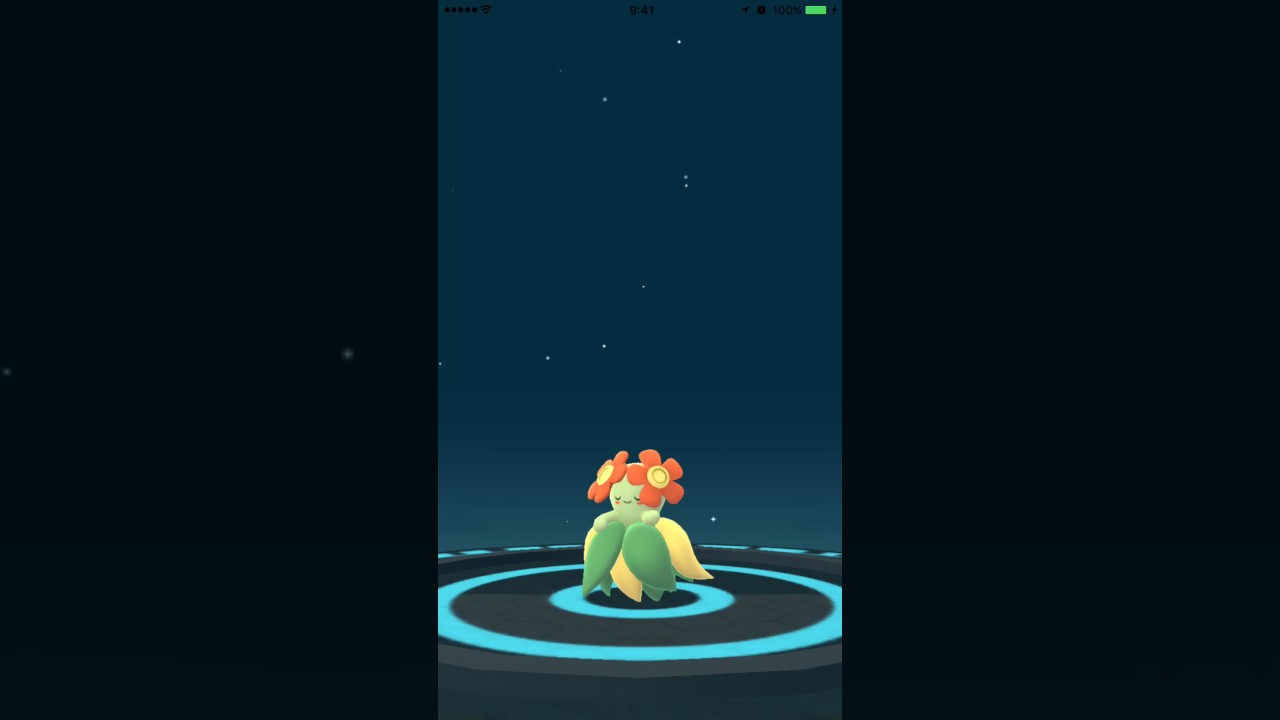 【ポケモンGO】金銀　進化動画　クサイハナからキレイハナ