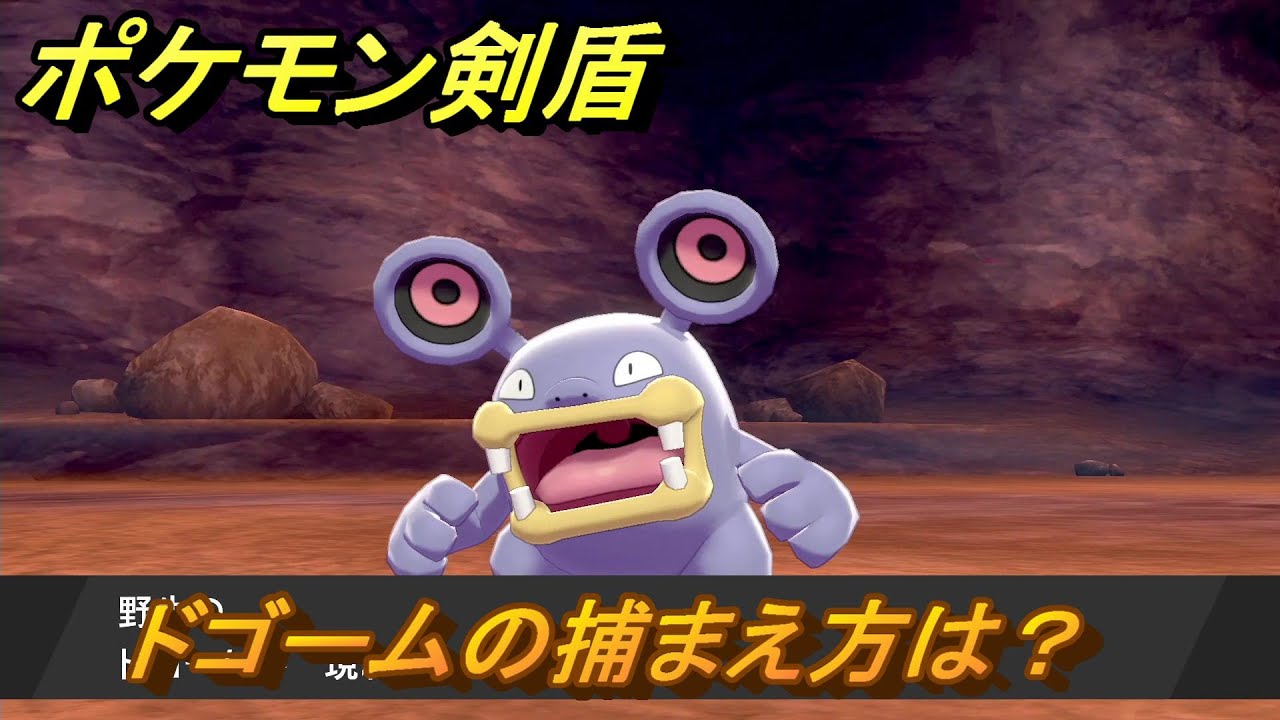 ポケモン剣盾　ドゴームを捕まえる方法！オススメの場所は？天気は？ポケモン図鑑コンプへの道！　最新版【ポケモンソード・シールド】