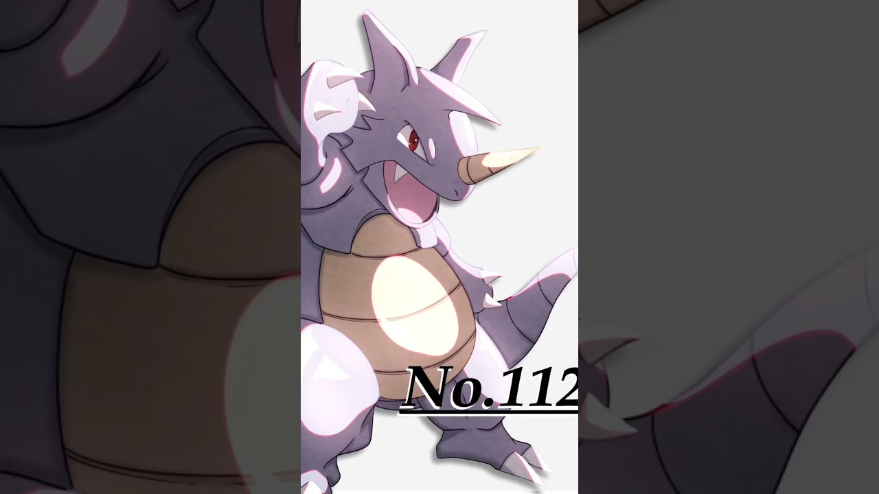 【イラストメイキング】サイドン(ポケットモンスター)【15秒版】※フル版は概要欄にて