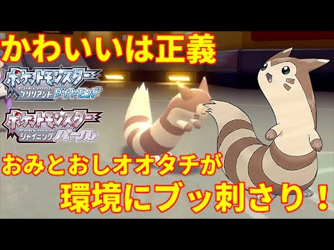 【ポケモンBDSP】こだわりのオオタチが環境にブッ刺さり！可愛さと強さを秘めたその真髄を見よ！【ダイパリメイク】