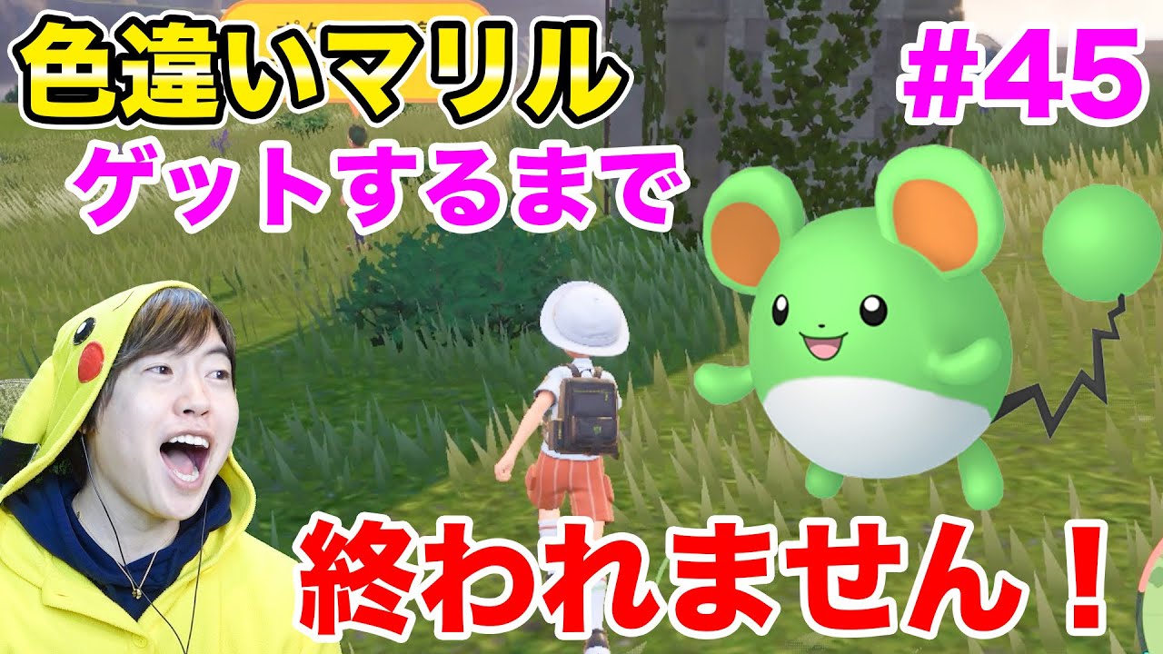 色違いマリルゲットするまで終われません！#45【ポケモンSV】