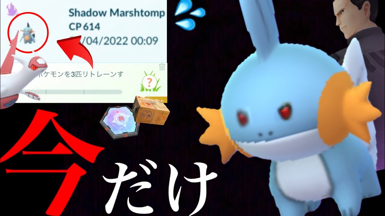 【ポケモンGO】たった〇〇限定！？やり忘れに注意！数日間であの厳選と必ず今のうちにするべき・・！【ミズゴロウ・GOロケット団・シャドウポケモン・サカキ】