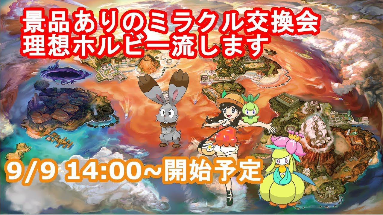 【ミラクル交換会】理想夢ホルビー流します【ポケモンUSM＆SM】