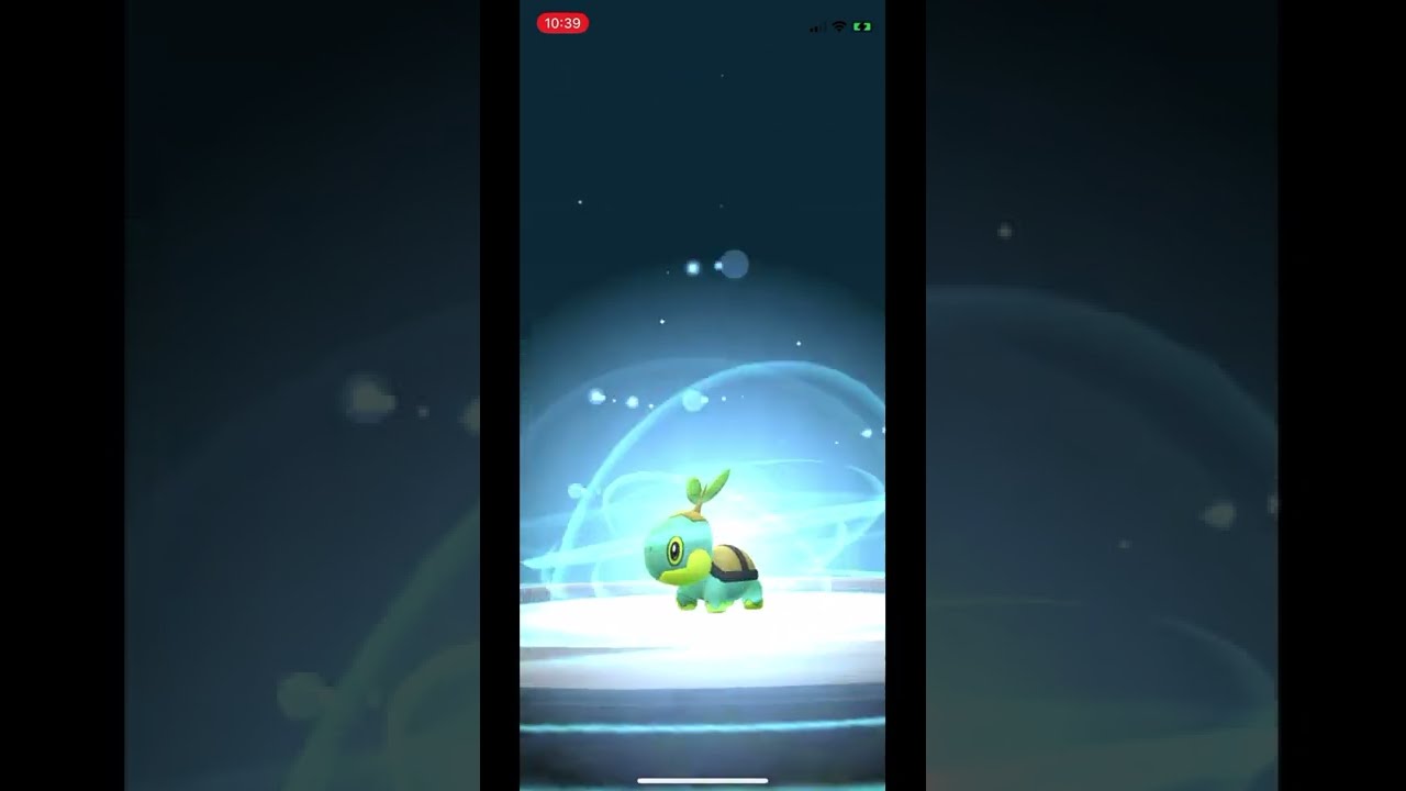 ポケモンGO 色違いナエトル出現！色違いハヤシガメ、色違いドダイトスへ進化！