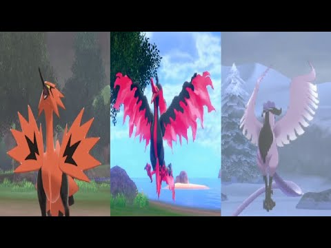 【ポケモン剣盾/冠の雪原】ガラルサンダー、ファイヤー、フリーザー捕獲イベント