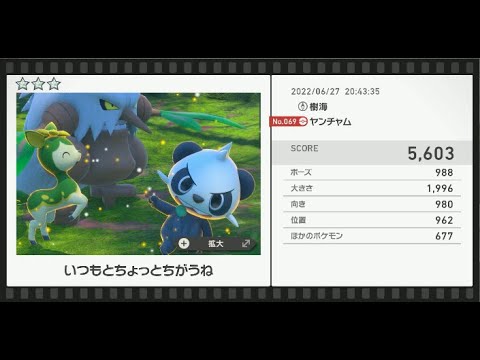 Newポケモンスナップ　★3ヤンチャム【5603】