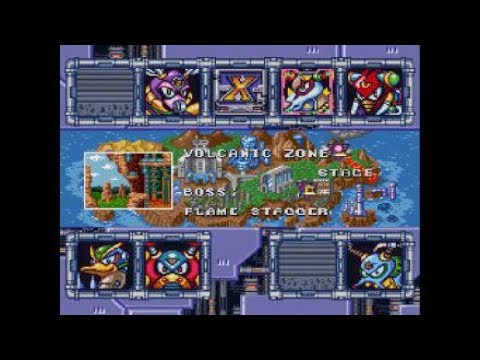 ロックマンX2_酒に酔った友人がアリゲイツに挑む