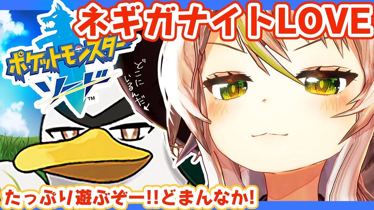 【ポケモン ソード】ついにカモネギ進化に会える！たっぷり遊ぶカモミの剣盾【鴨見カモミ / ブイアパ】