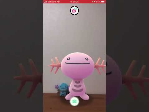 ポケモンGO　ウパーさんに木の実をあげてみた（色違い）/Pokémon GO I gave Pokemon GO Wooper nuts(shiny)