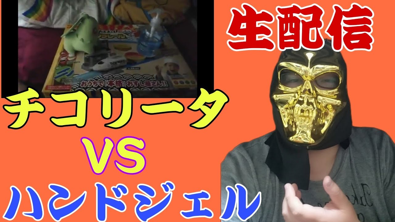 どちらか3勝するまでチコリータのぬいぐるみとハンドジェルでトントン相撲をやってみた。