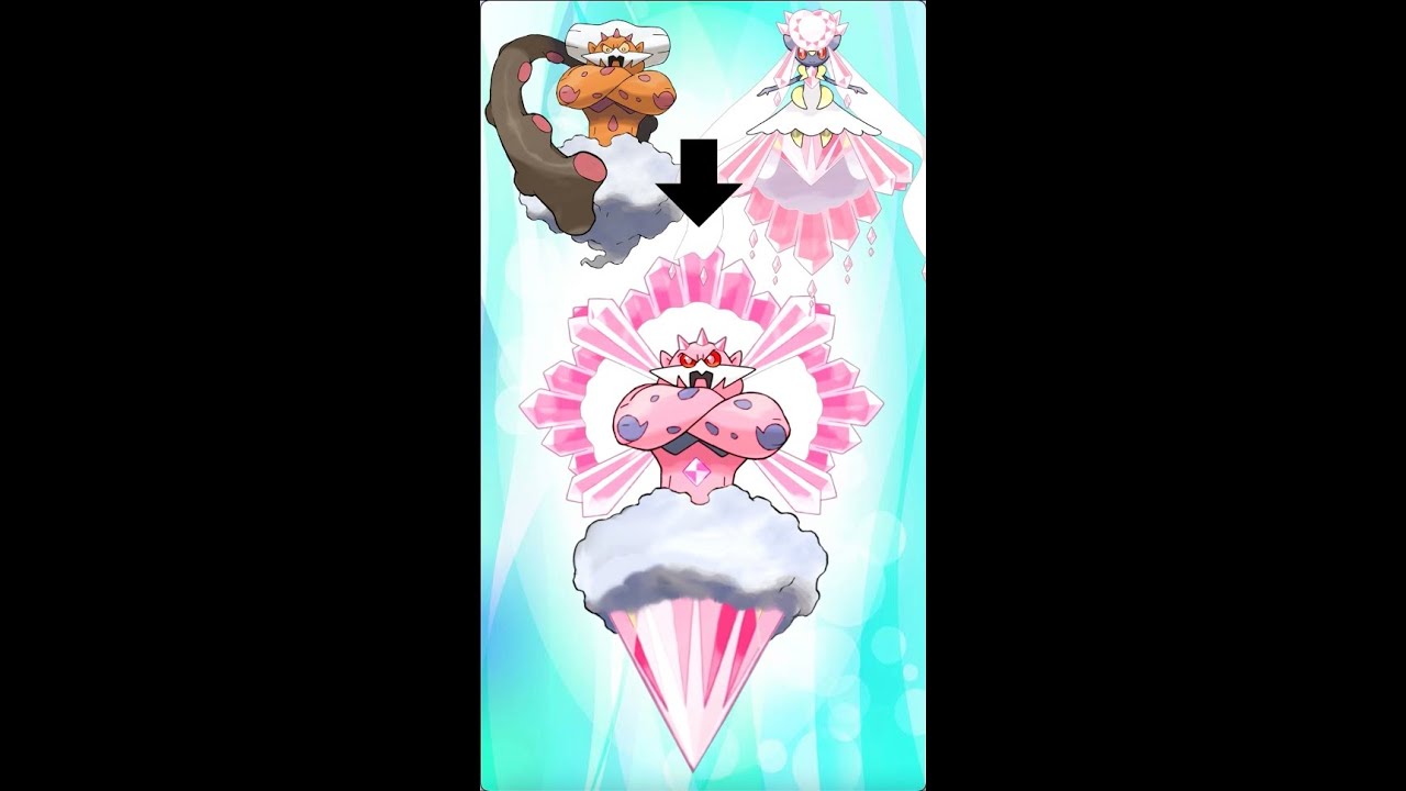 ランドロスにメガディアンシー足した結晶魔神ポケモン