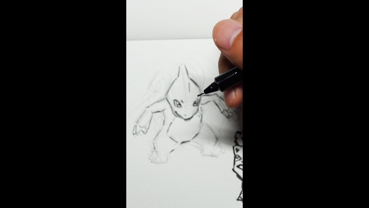 【ポケモン】　リザードを描いてみた