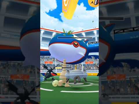 カイオーガ秒殺してみた#shorts #ポケモンgo #ポケットモンスター