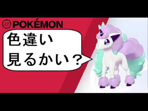 ポニータ｜ギャロップ｜色違いポケモン紹介｜ポケモン剣盾