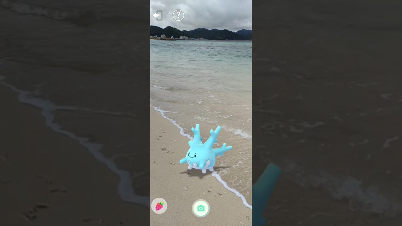 青い空　青い海　青いサニーゴ#ポケモンgo