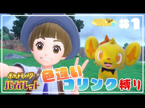 #1【色違いコリンク縛り】色違いコリンク1匹でクリアを目指す新たな物語【ポケモンSV】