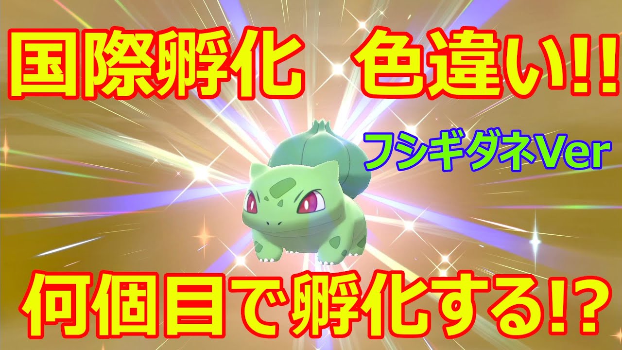 【ポケモン剣盾】誰でも簡単！色違い！フシギダネ