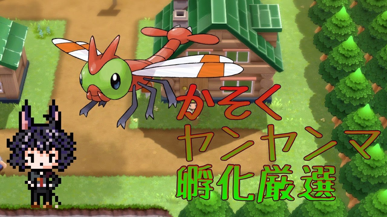 【ポケモンBD】加速ヤンヤンマ孵化厳選＆孵化あまり配布会【新人vtuber】