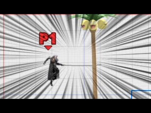 【スマブラSP】アローラナッシーと戯れるセフィロス