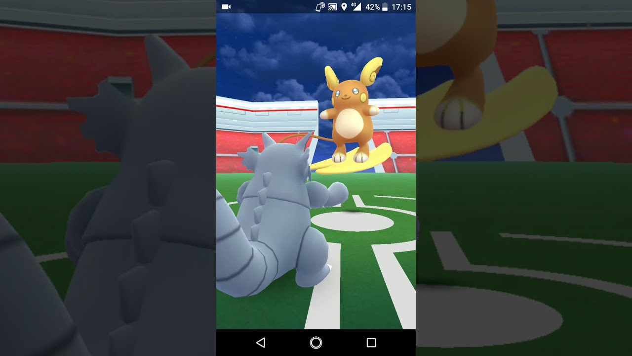 ポケモンGO「ソロレイドでライチュウ（アローラのすがた）をGETするまで」（20）