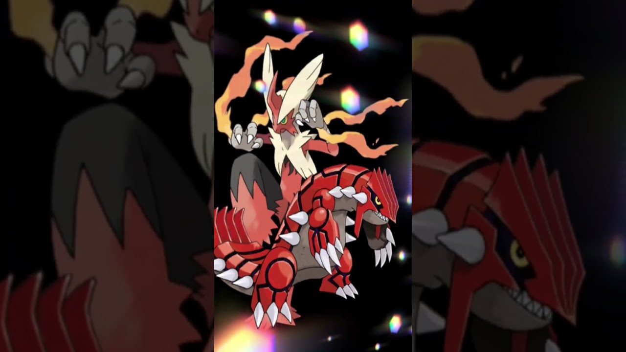 グラードンを纏うメガバシャーモ【纏うシリーズ①】 #pokemon #ポケモン #合体 #イラスト #お絵描き #ポケモンsv #ファンアート