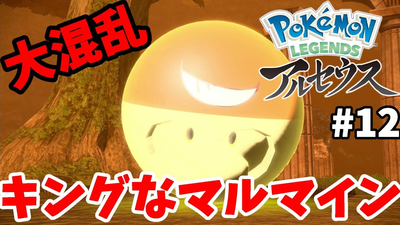 洞窟キングマルマインとビリリダマの襲撃！ずっと電気での攻撃はつらい！#12【ポケモンレジェンズアルセウス】