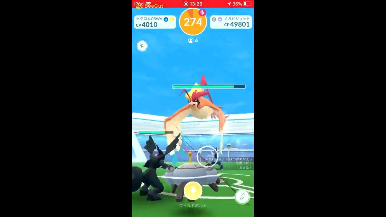 【ポケモンGO】メガレイド メガピジョット レイドバトル