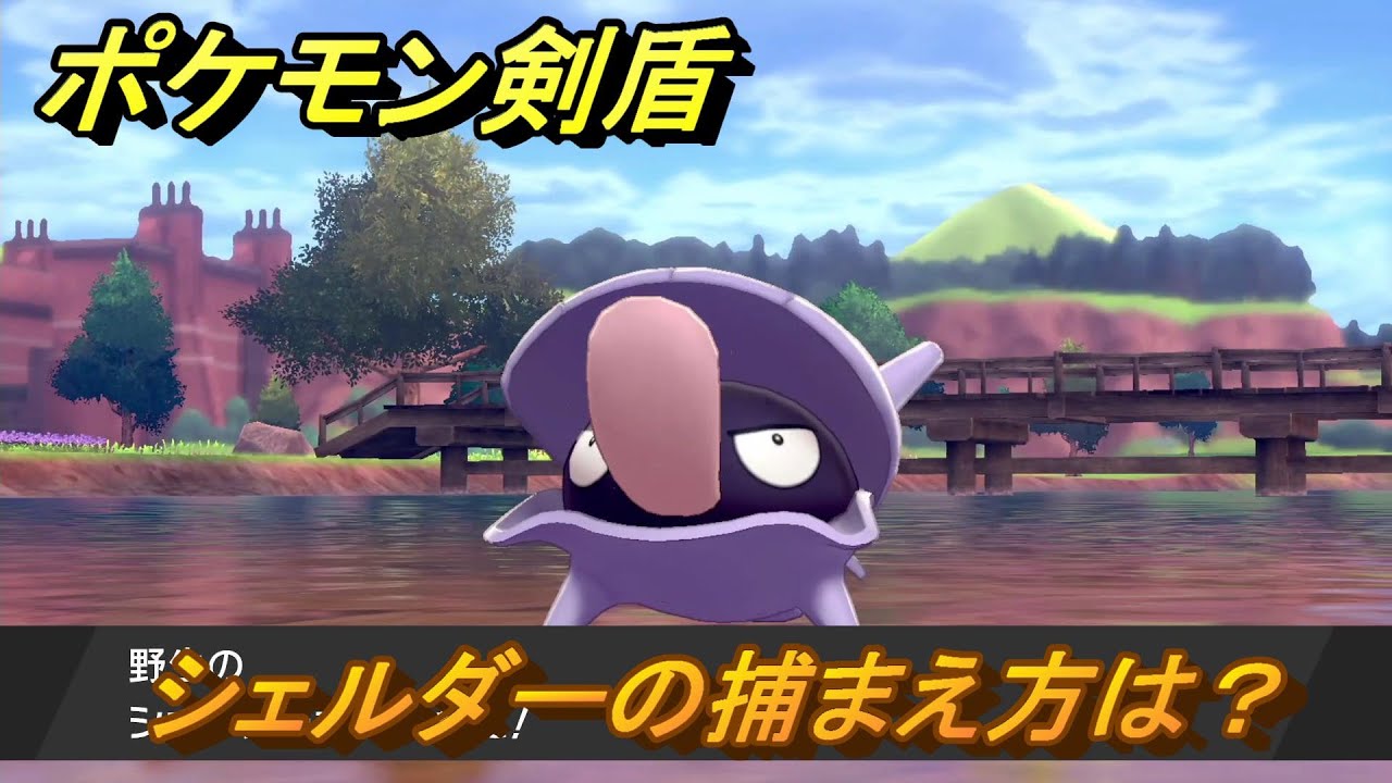 ポケモン剣盾　シェルダーの出現場所は？オススメの場所は？天気は？ポケモン図鑑コンプへの道！　最新版【ポケモンソード・シールド】