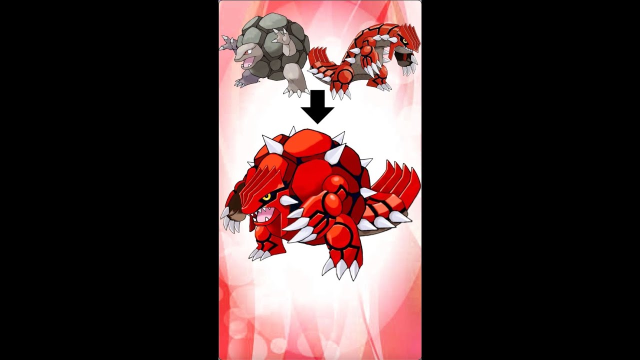 ゴローニャ＋グラードンで合成ポケモン生成