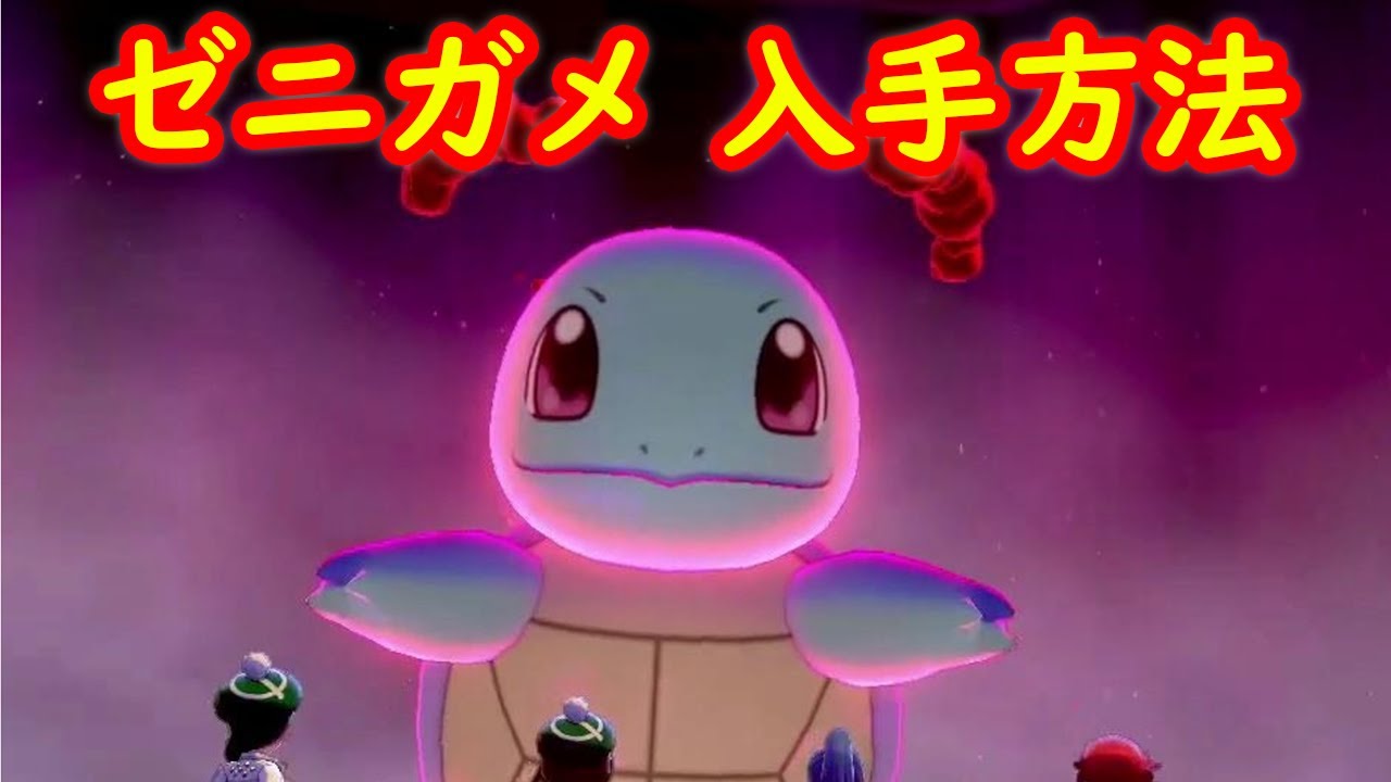 【ゼニガメ】入手方法 攻略【ポケモン剣盾】