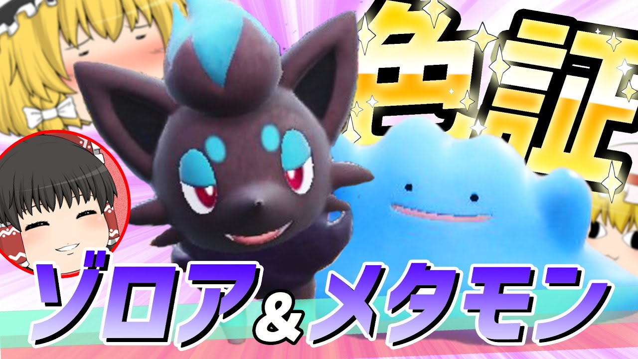 【ポケモンSV】証持ち色違いゾロアとメタモンを捕りに行くぞ～！ #8 【ゆっくり実況】