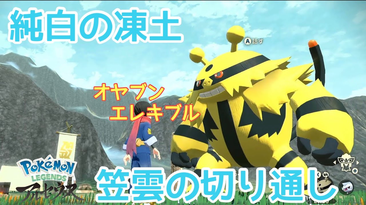 【ポケモンアルセウス】オヤブンエレキブル捕獲！！