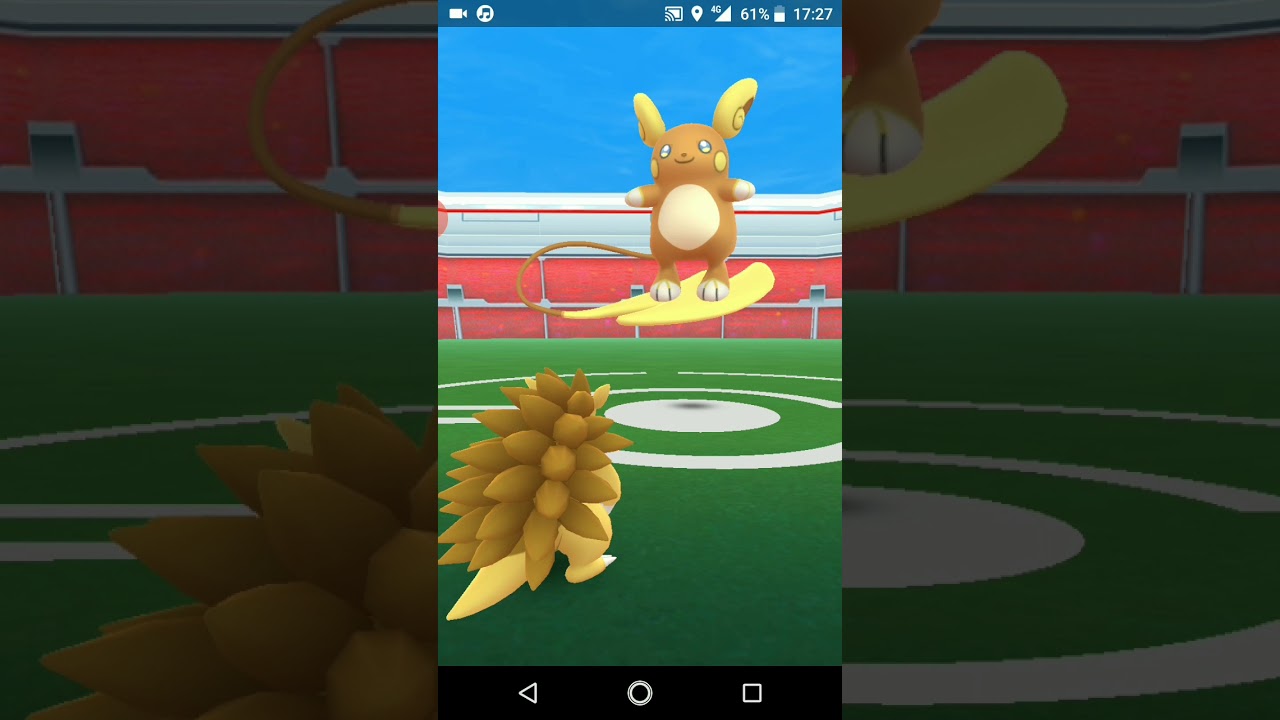 ポケモンGO「ソロレイドでライチュウ（アローラのすがた）をGETするまで」（29）