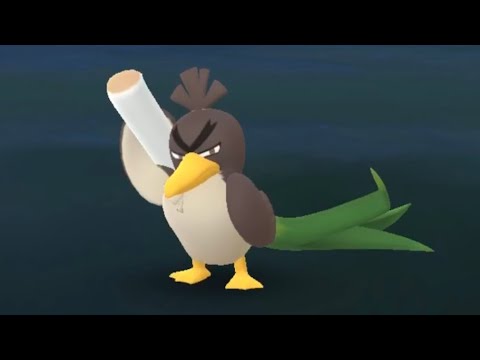 ポケモンGO ガラルのすがた カモネギ ネギガナイト 鎧の孤島 シールド ソード 新作 期間限定 鳴き声