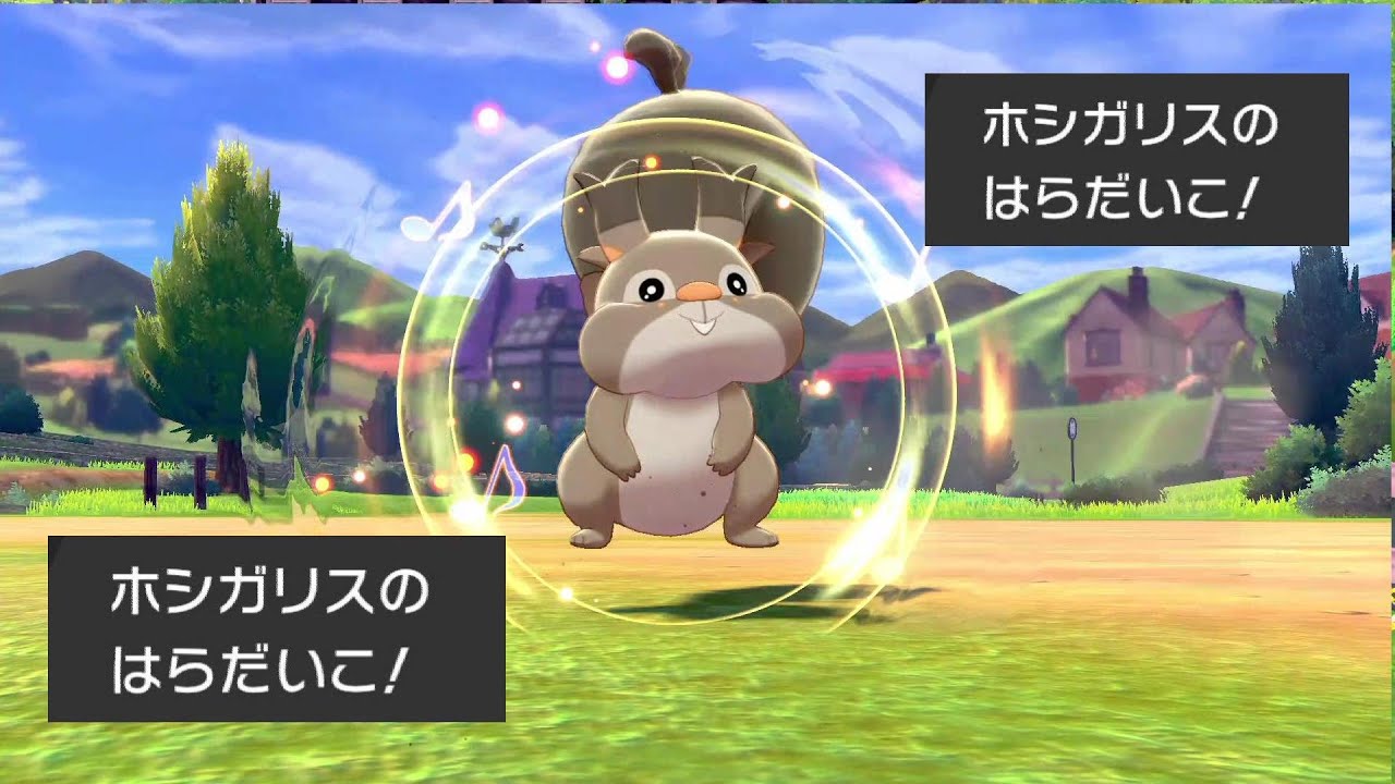 ホシガリスのはらだいこが強すぎるｗｗｗ　ポケモンソード【初見実況＃2】