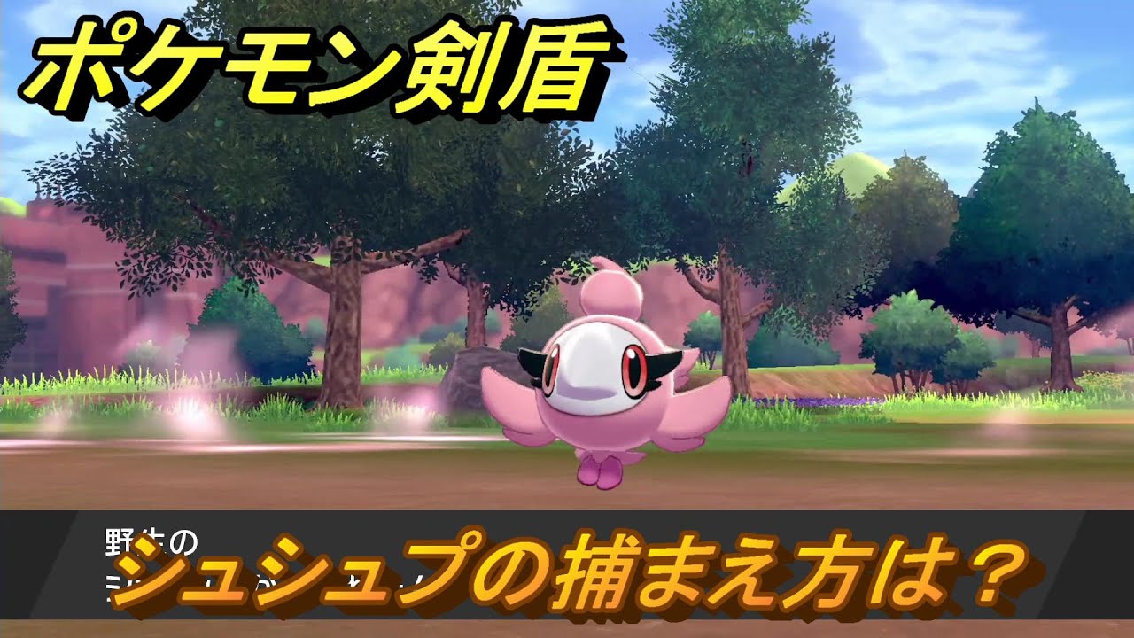 ポケモン剣盾　シュシュプの出現場所は？オススメの場所は？天気は？ポケモン図鑑コンプへの道！　最新版【ポケモンソード・シールド】