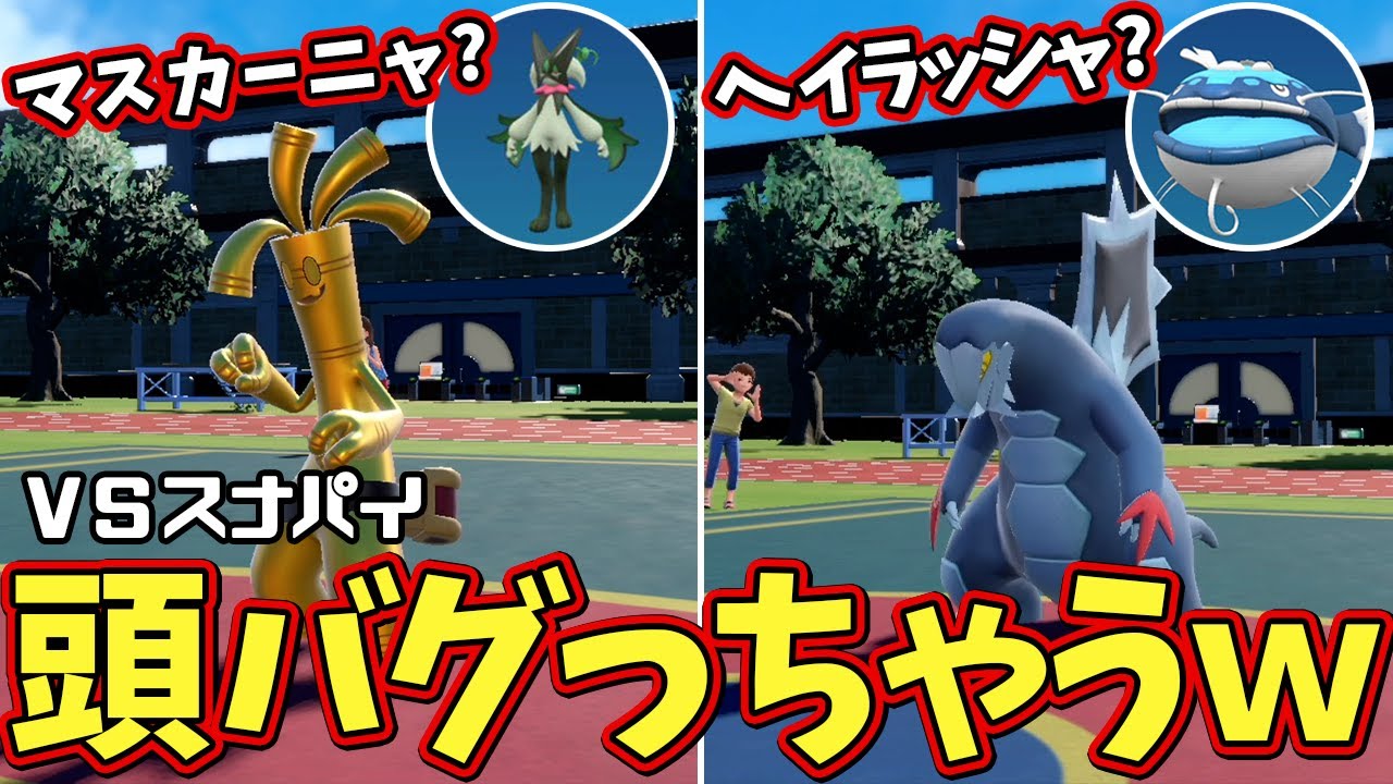 【ポケモン】対戦会で当たったスナパイのパーティが名前とポケモンが不一致で頭バグるで( ﾟДﾟ)