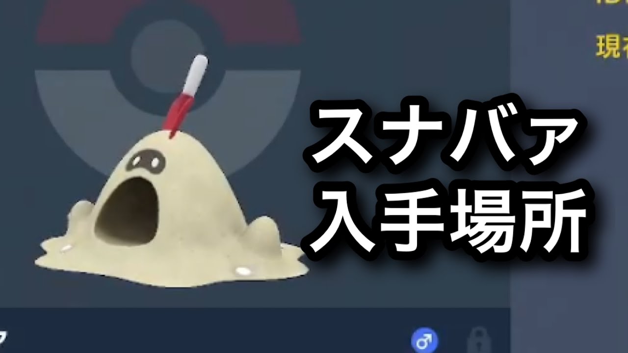 【SV】【速報】スナバァ入手場所